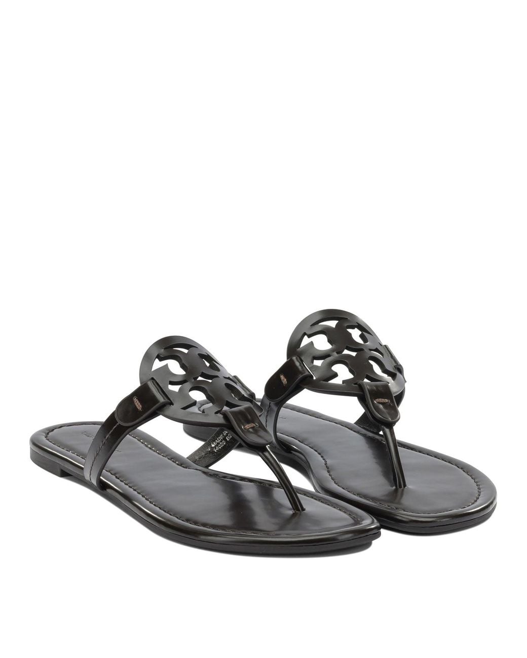 Tory Burch Black Ovine Leather Sandals