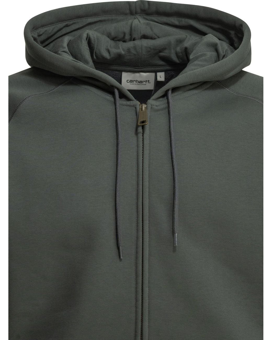 Carhartt Gray "Hooded Chase" Zip Sweatshirt