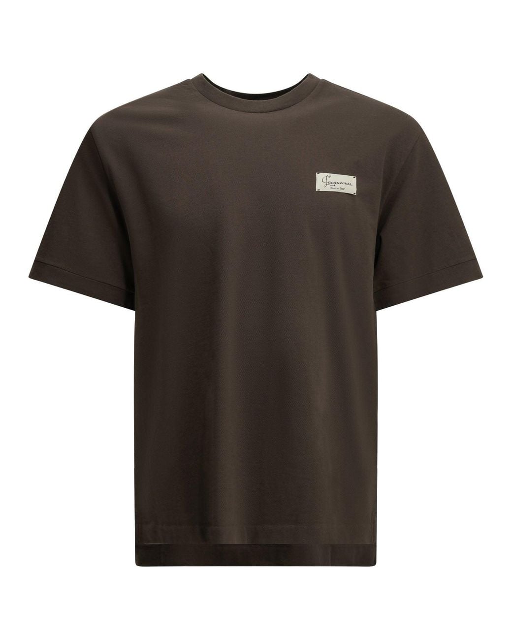 Jacquemus Black Le Montaigne Crew-Neck T-Shirt for men