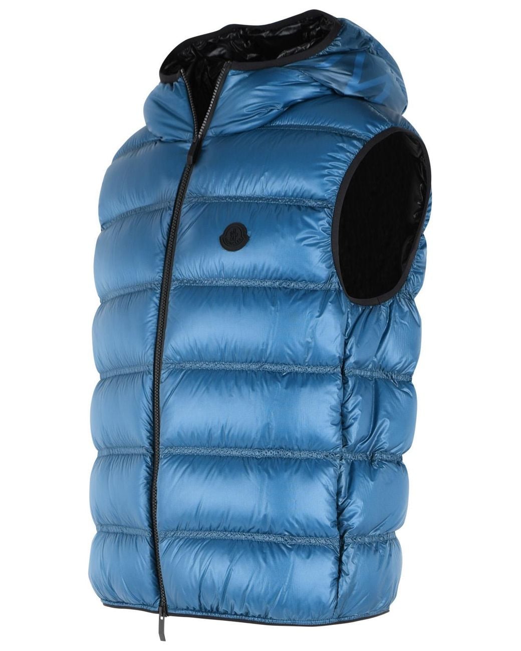 Moncler Blue Panestrel Polyamide Vest for men