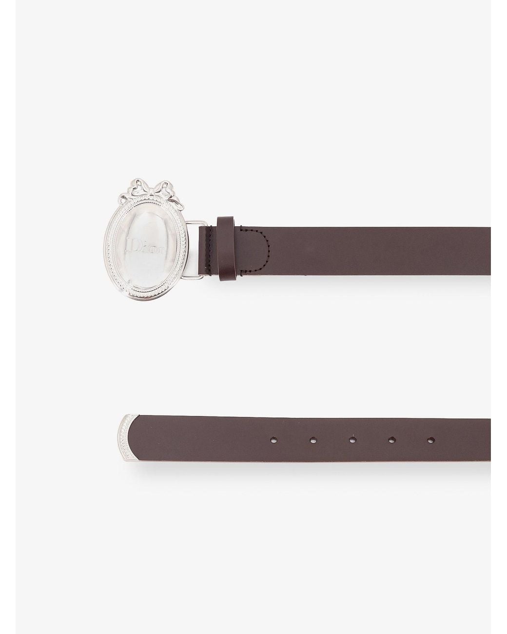 Dior Multicolor Dior Dior Medaillon Leather Belt for men