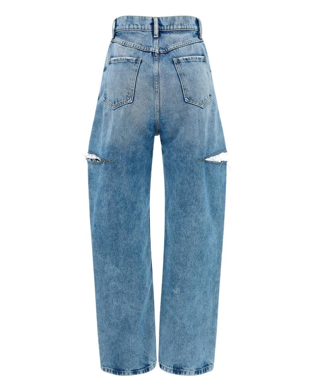 Margiela Blue Cotton Jeans Denim