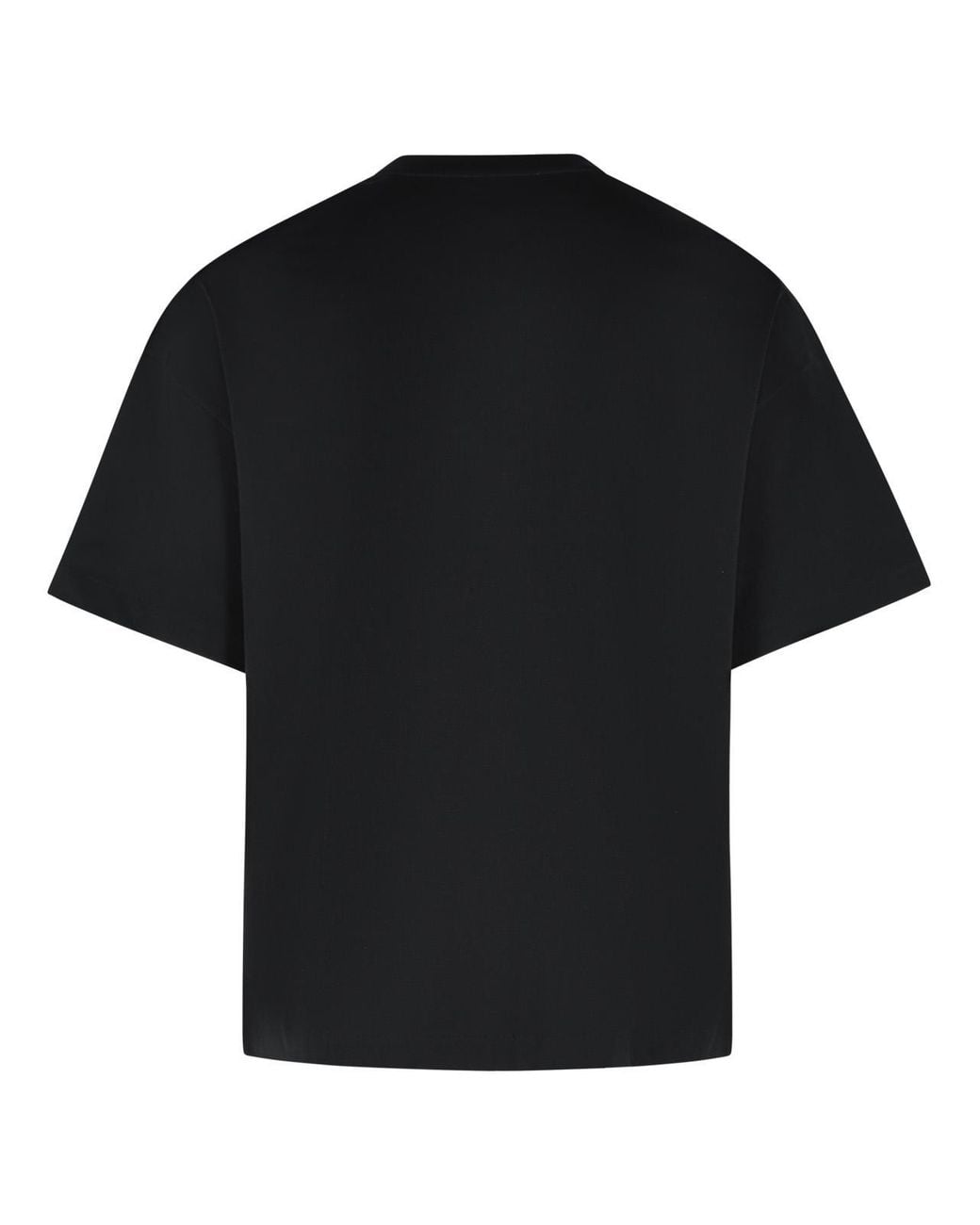 Jil Sander Black Cotton T-Shirt for men