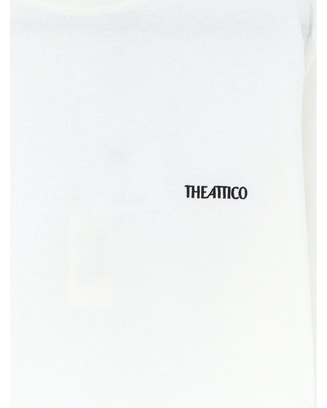 The Attico White Oversized Cotton T-Shirt