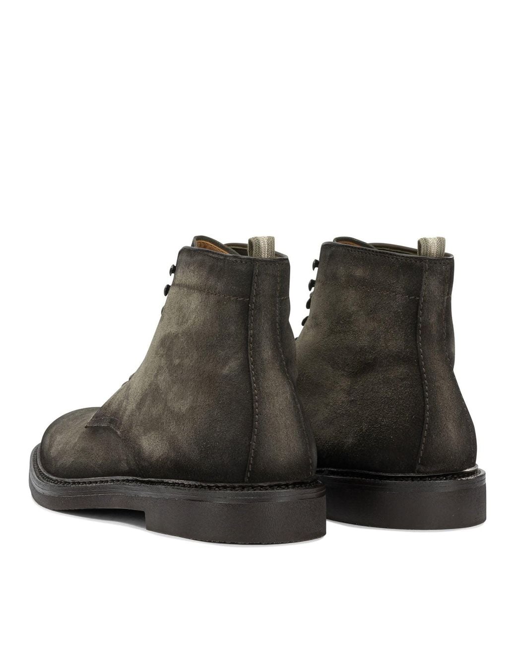 Officine Creative Brown "Hopkins Flexi 203" Lace-Up Ankle Boots for men
