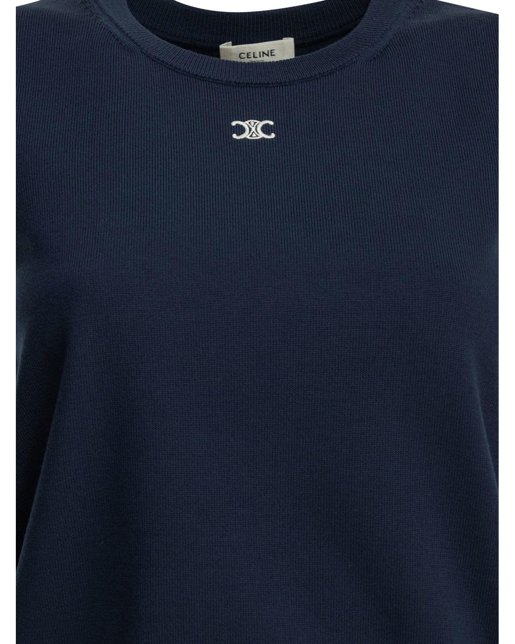 Céline Blue Knitwear Rx0I70100.07Dx