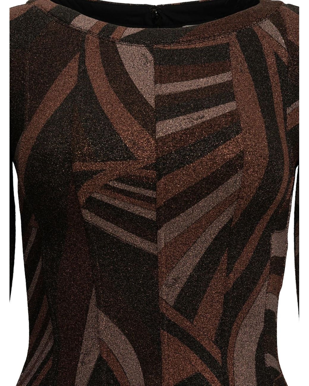 Emilio Pucci Black "Iride" Short Dress