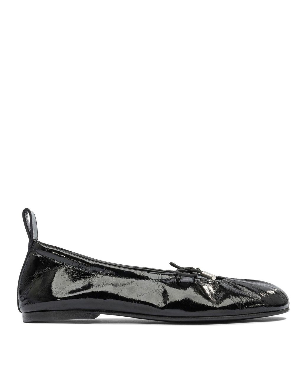 Alohas Black Rosalind Onix Leather Ballet Flats