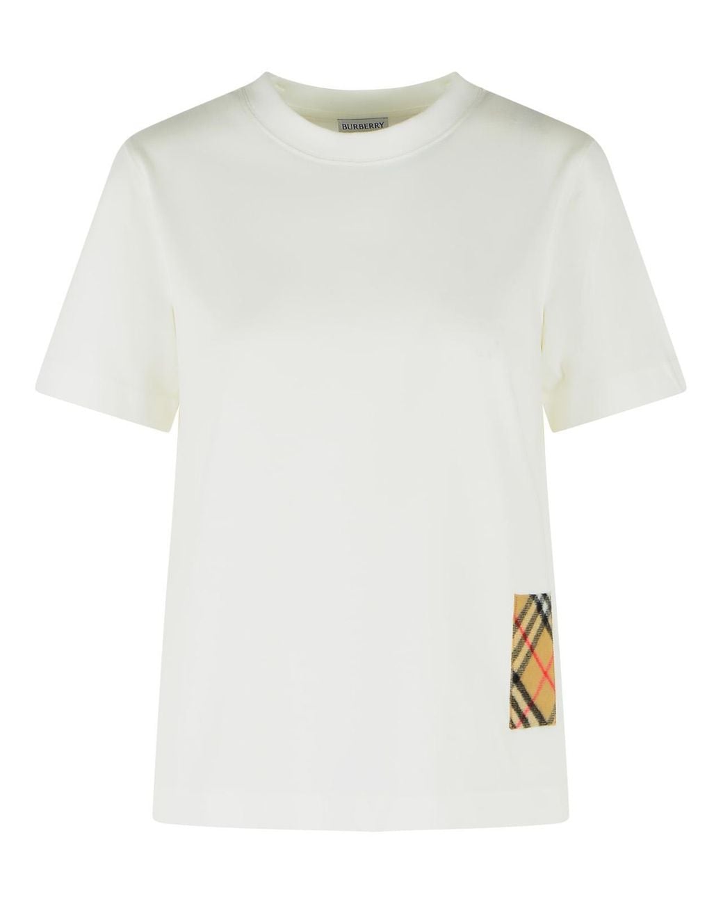 Burberry White Frankie Cotton Polo Shirt