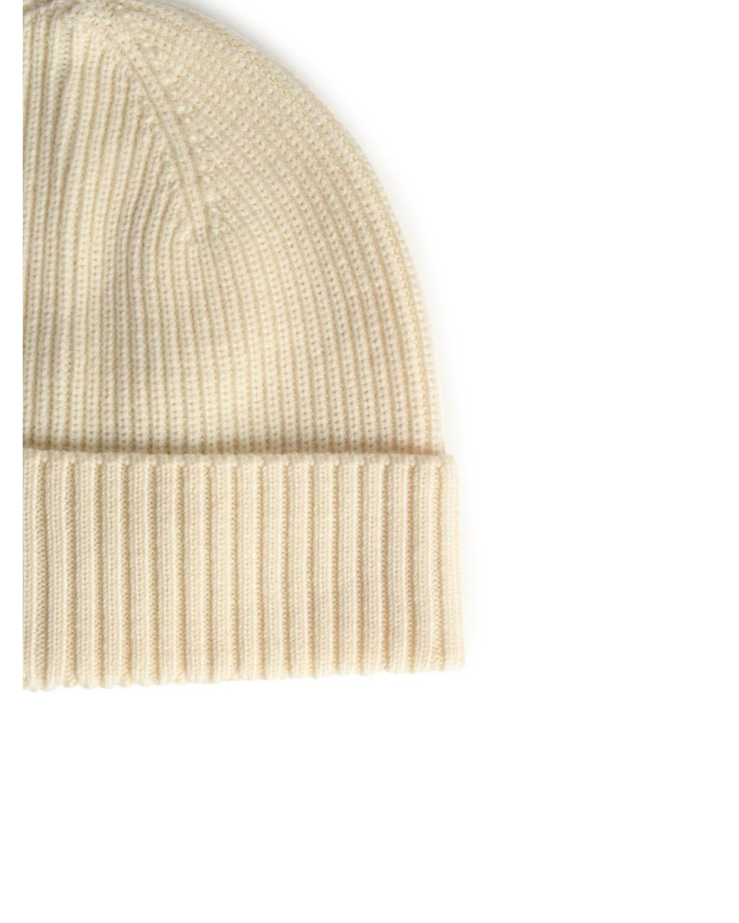 Seven Gauge Natural Wool Beanie for men