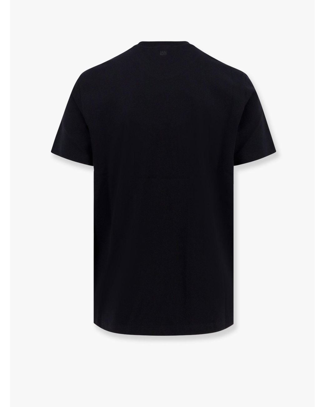 AMI Black Ami De Coeur Cotton T-Shirt for men