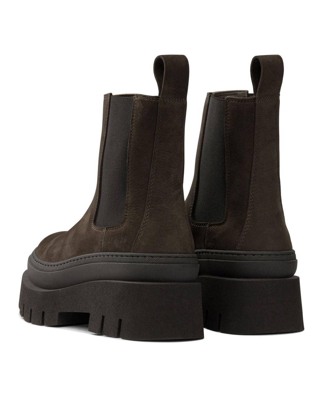 COPENHAGEN Black Leather Ankle Boots