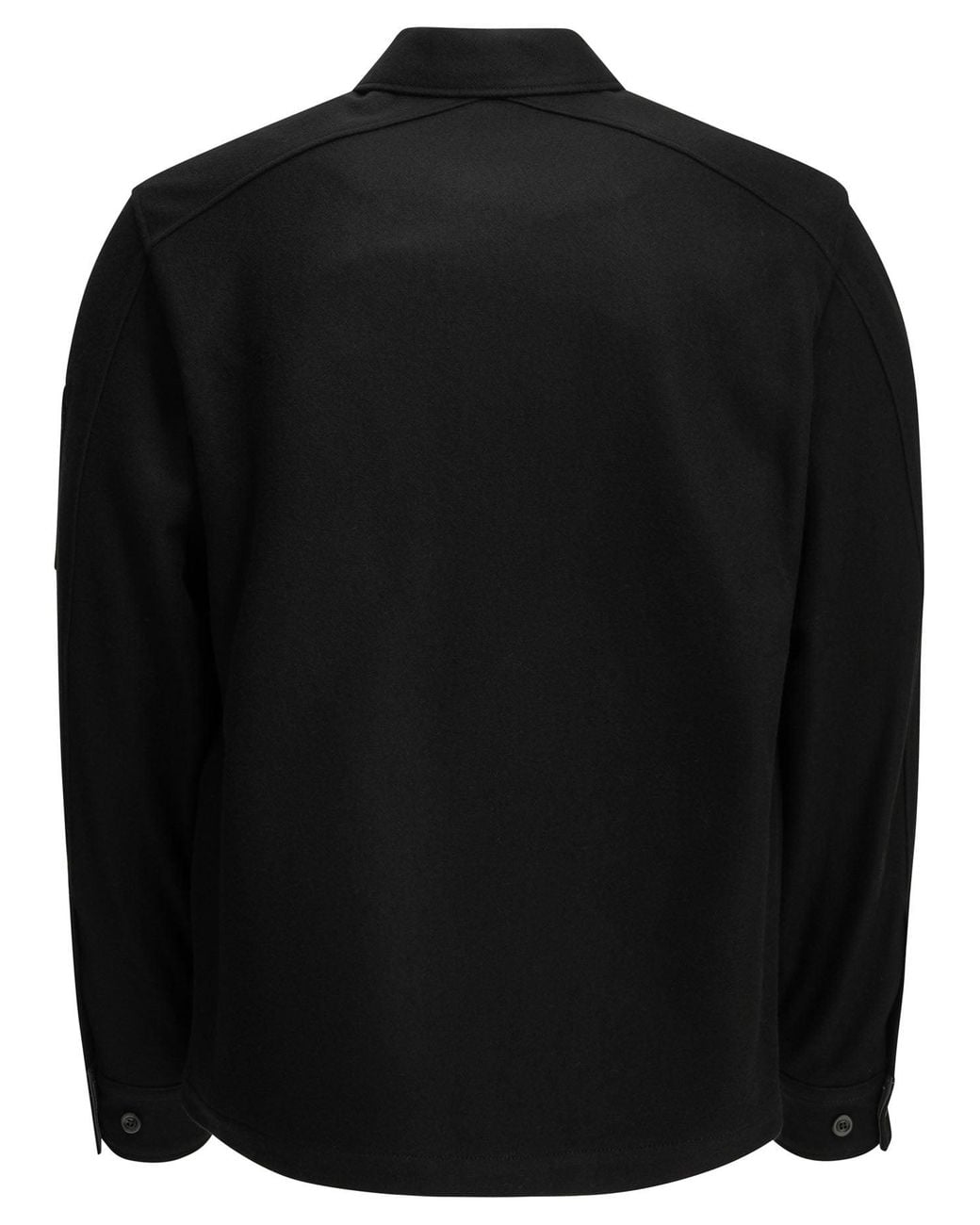 C P Company Black "Lens" Overshirt Jacket for men