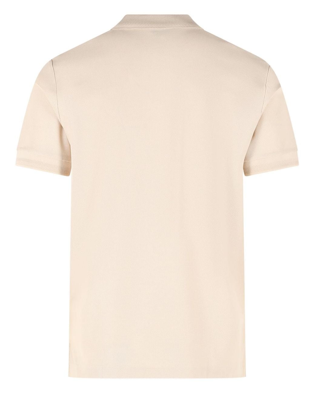 Burberry Natural 'Eddie Ekd' Cotton Polo Shirt for men
