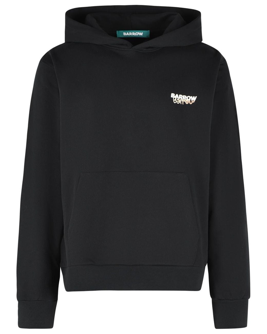 Barrow Black Cotton Sweatshirt for men