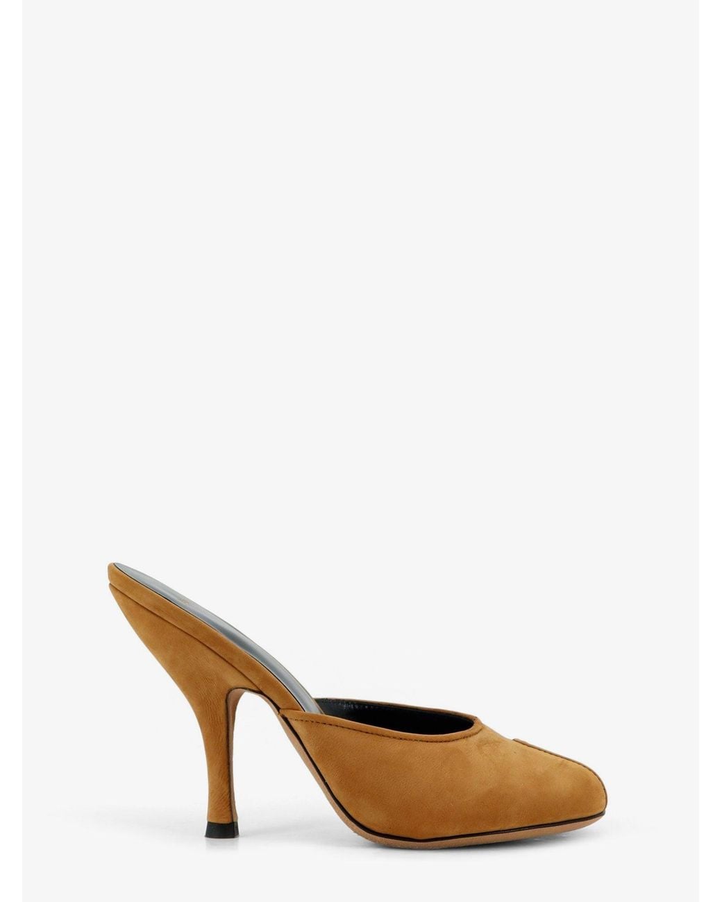 Jude White Suede Date Mule Sandals