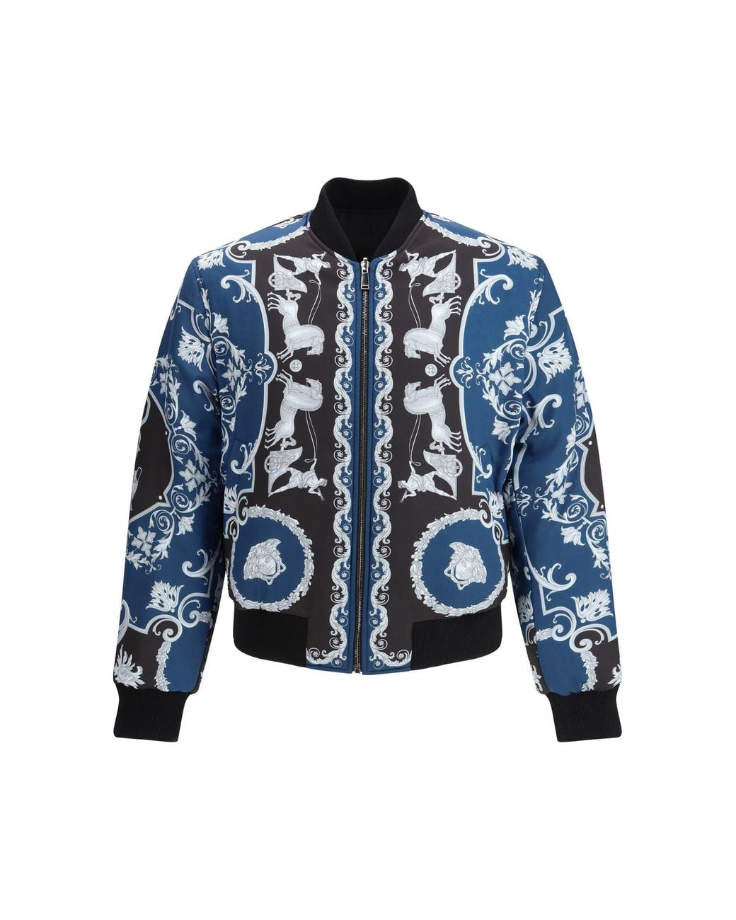 Versace Black Bomber Jackets for men