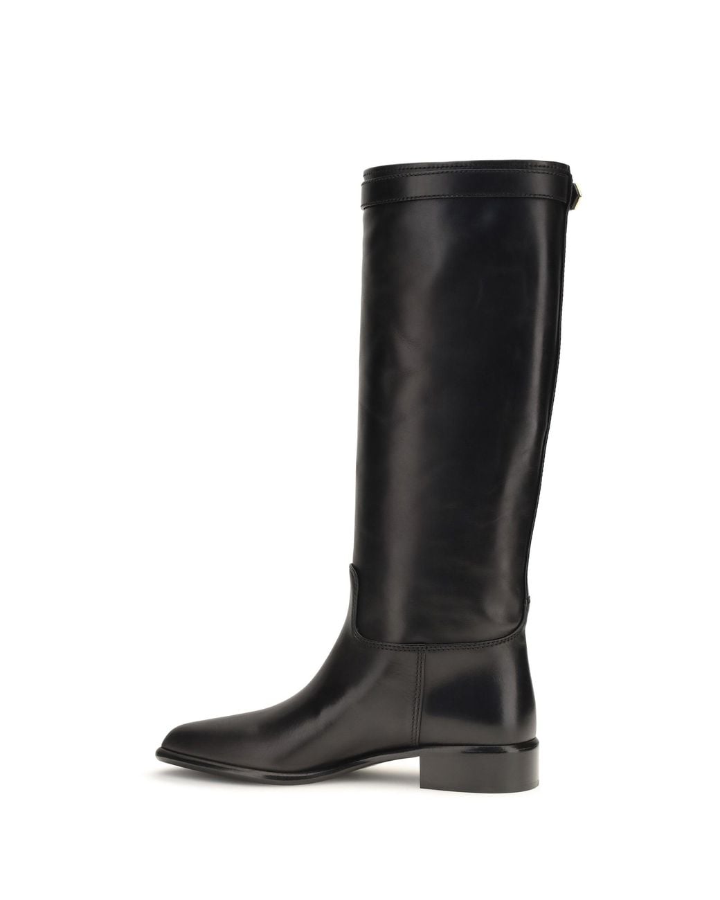 Prada Black High Leather Boots Nero