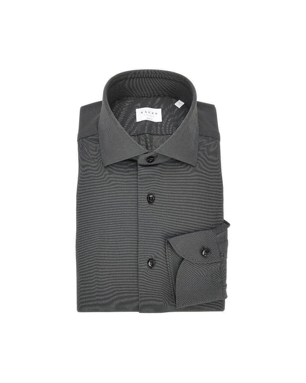 Xacus Gray Tailor Fit 'Active' Shirt for men
