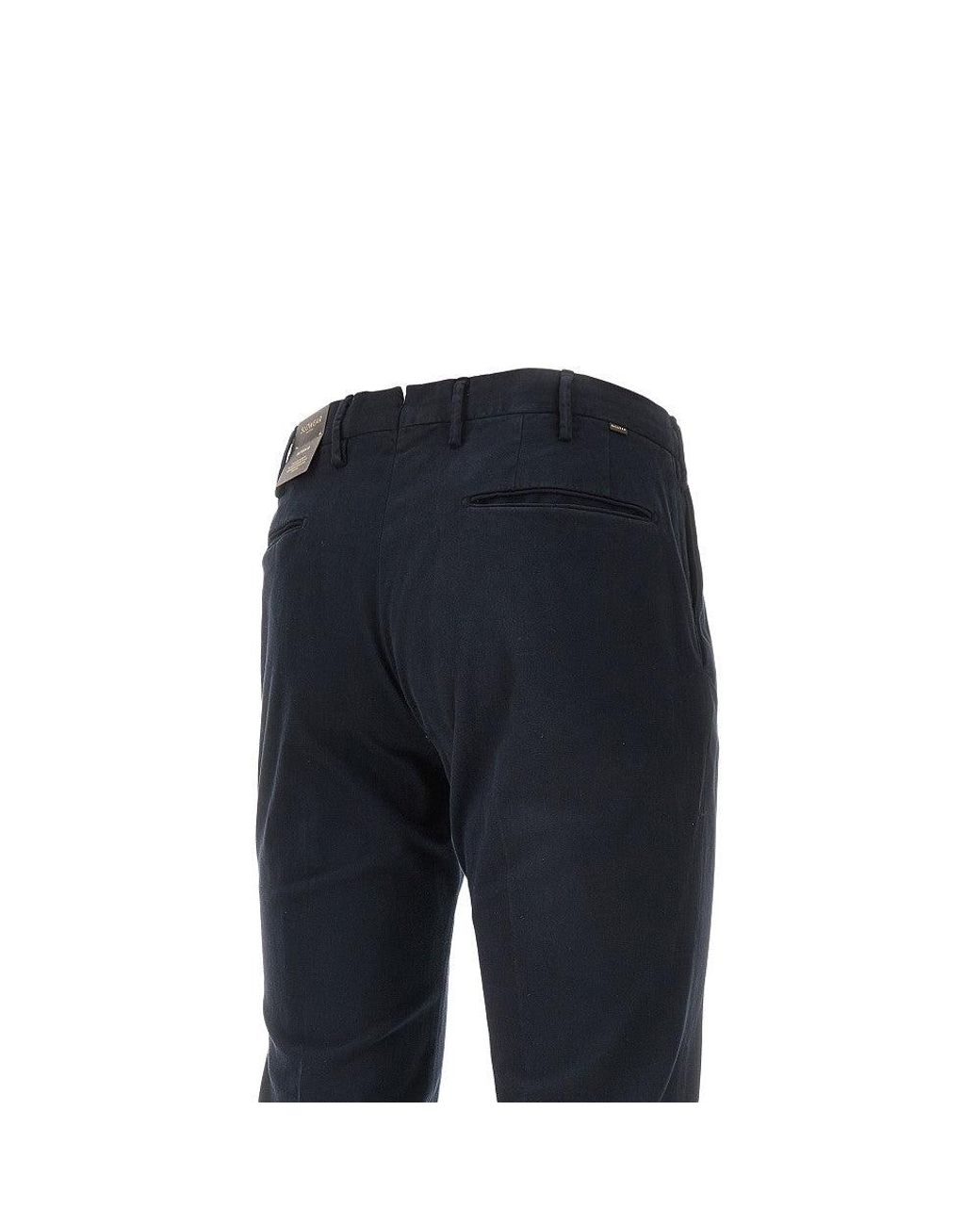 Incotex Blue Stretch Cotton '30' Slim Fit Trousers for men