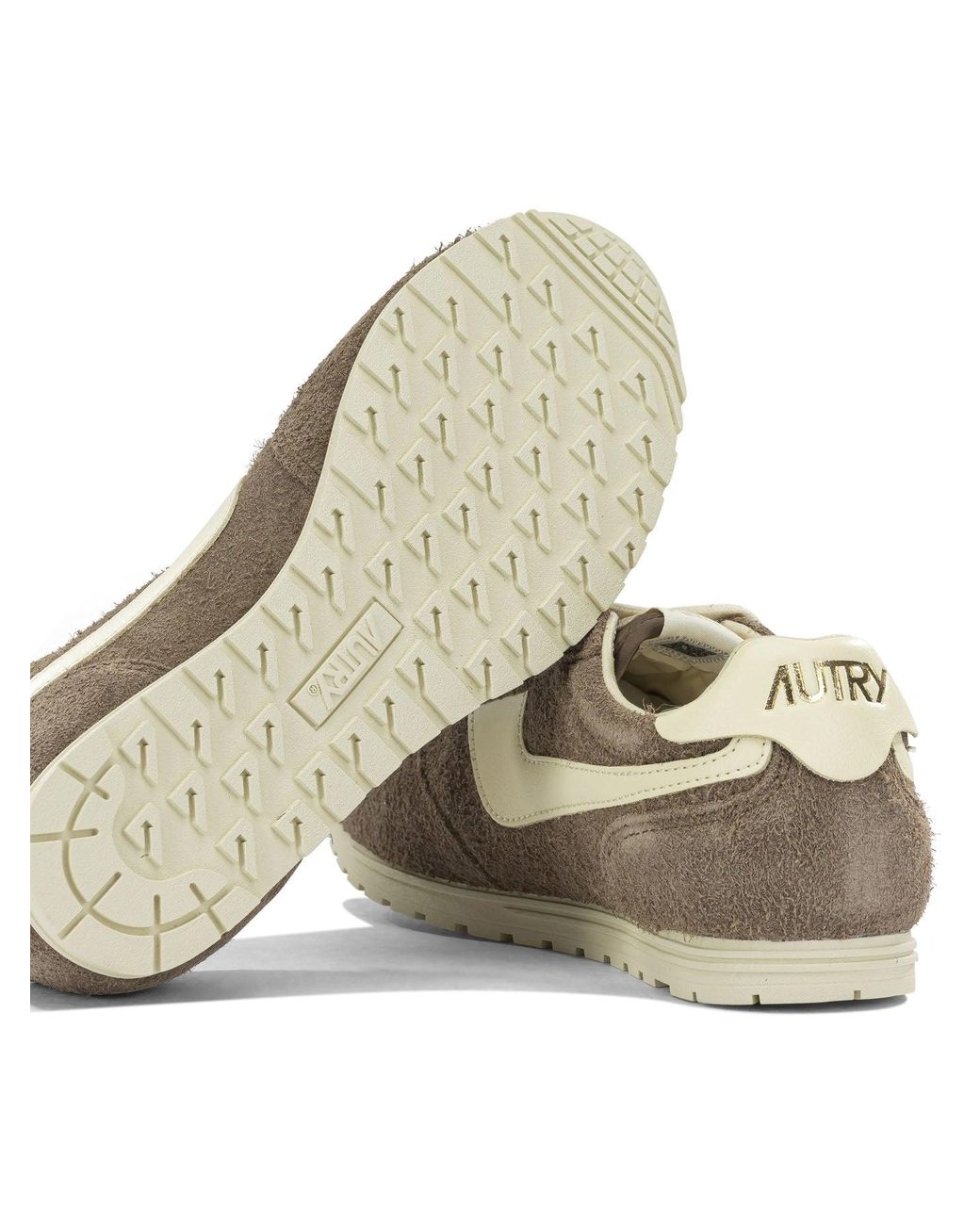 Autry Gray "Windspin" Low-Top Sneakers