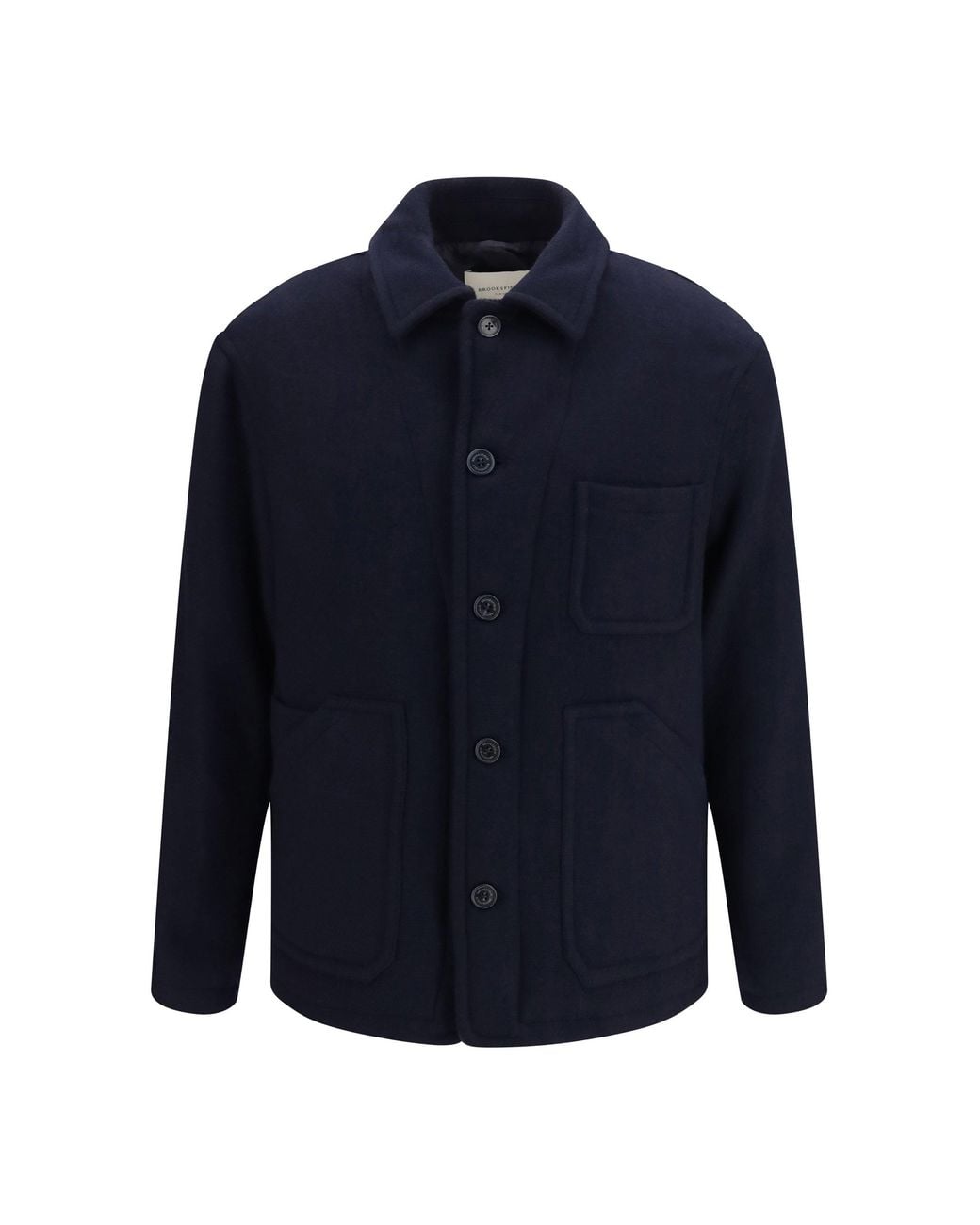 Brooksfield Blue Wool Work Jacket for men