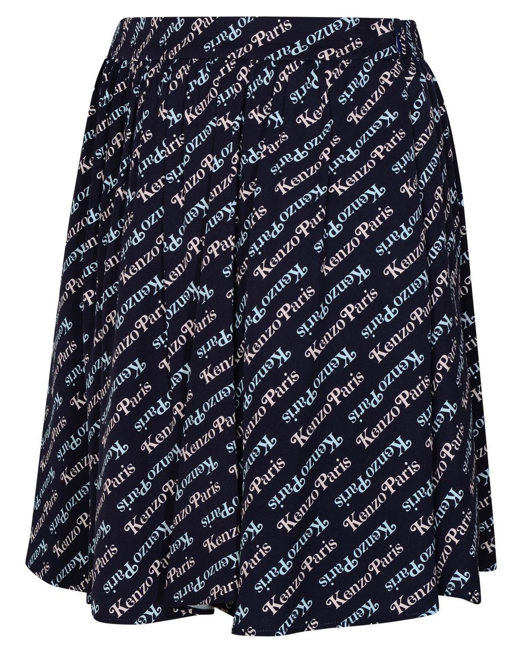 KENZO Blue 'Verdy By Viscose Miniskirt