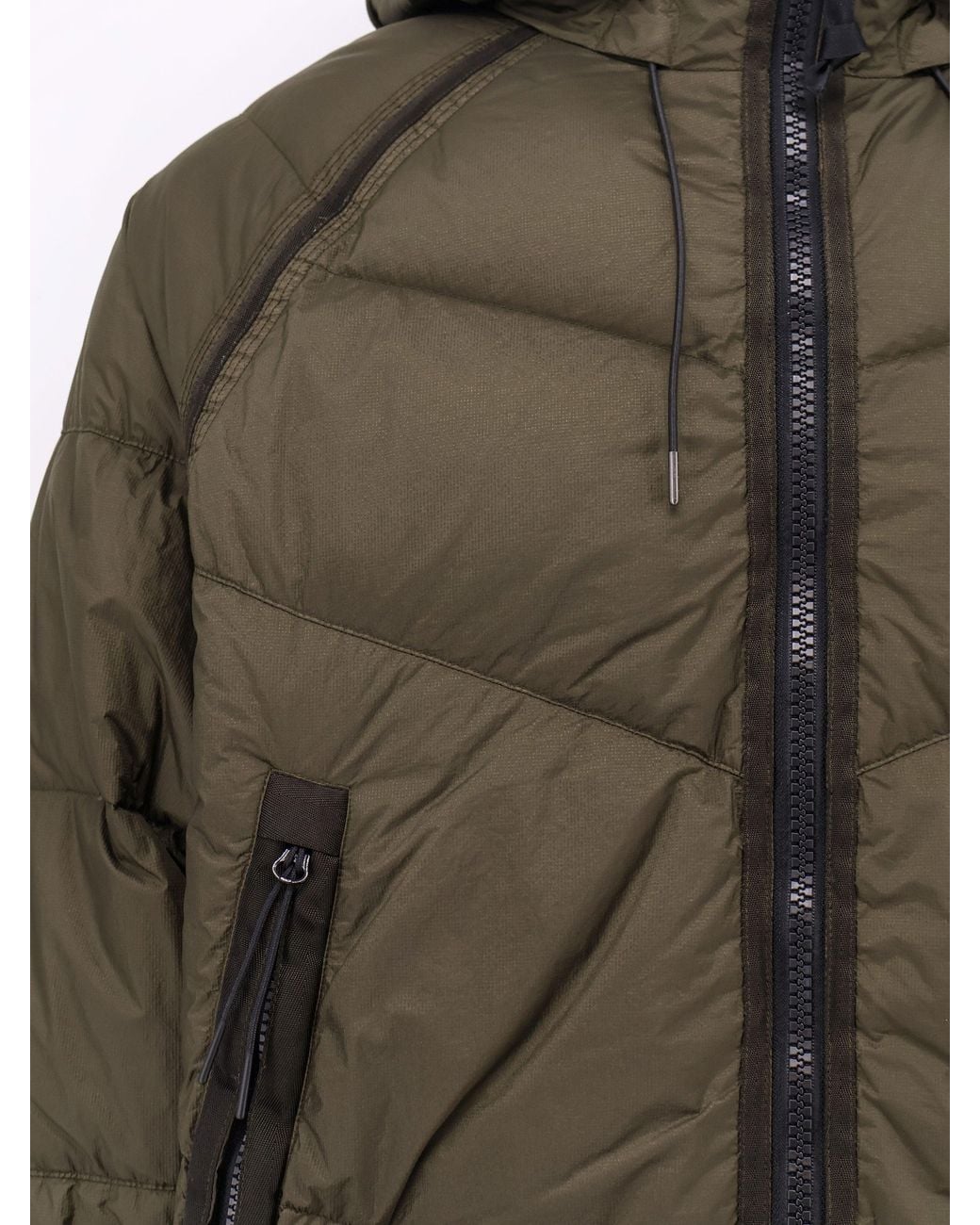 C P Company Green Medium Jacket Down Shield Down Jacket for men