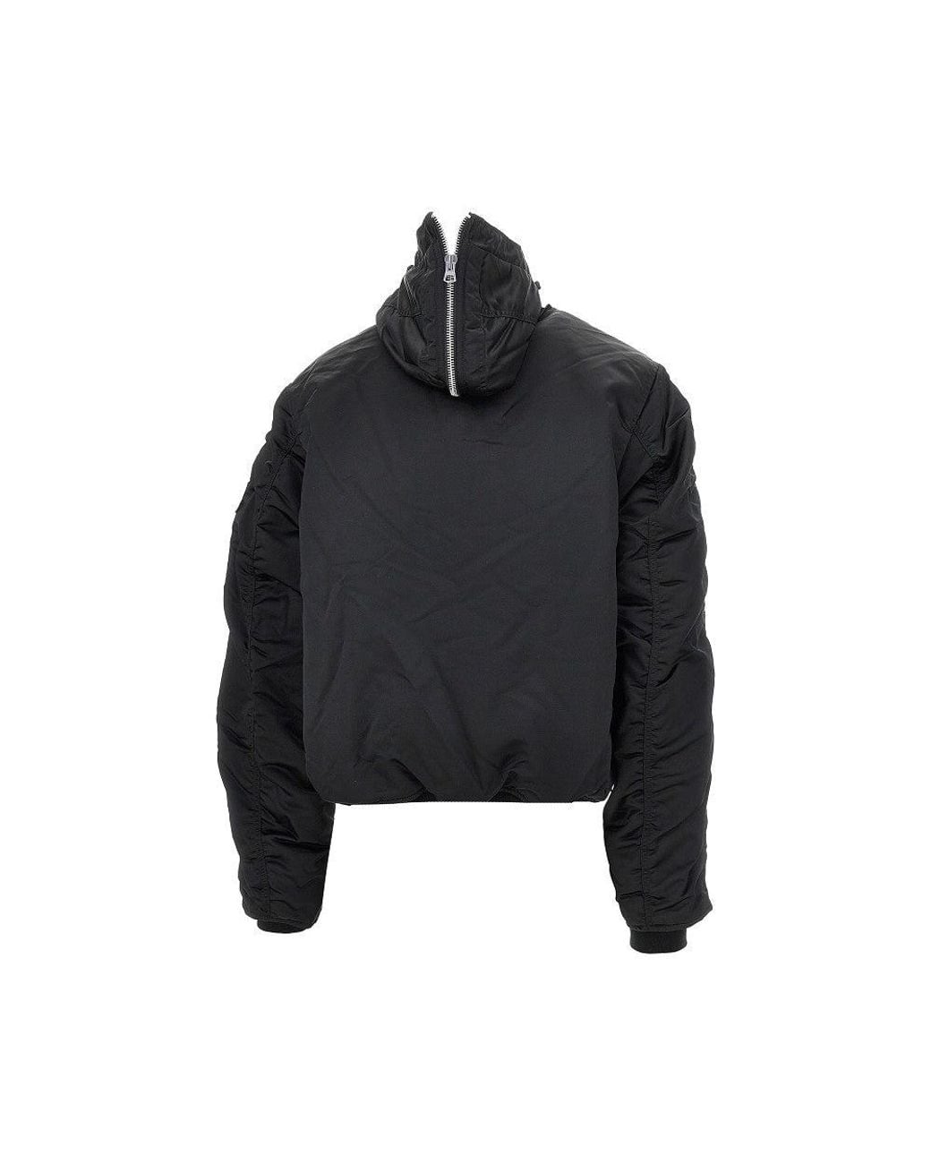 Alpha Industries Black N-2B Base Uv Hooded Bomber Jacket for men