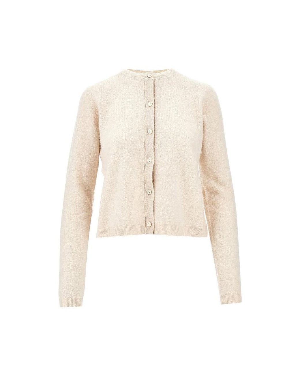 Weekend by Maxmara Natural Wool Cashmere Cardigan