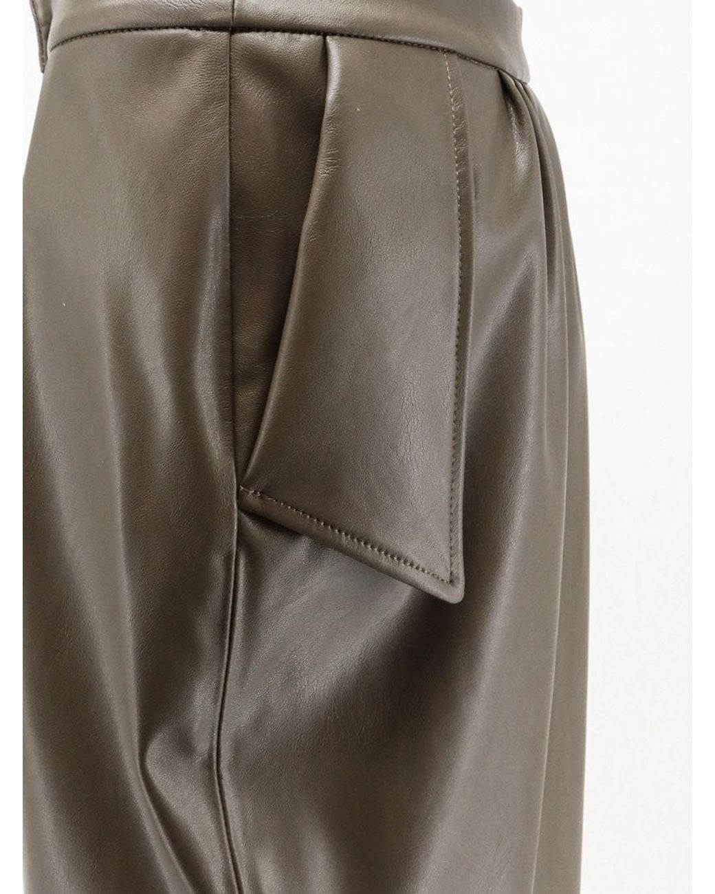 Stella McCartney Brown Alter Mat Midi Skirt