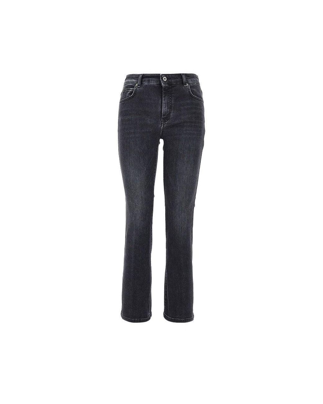 Weekend by Maxmara Blue Cotton Denim Oversized Jeans