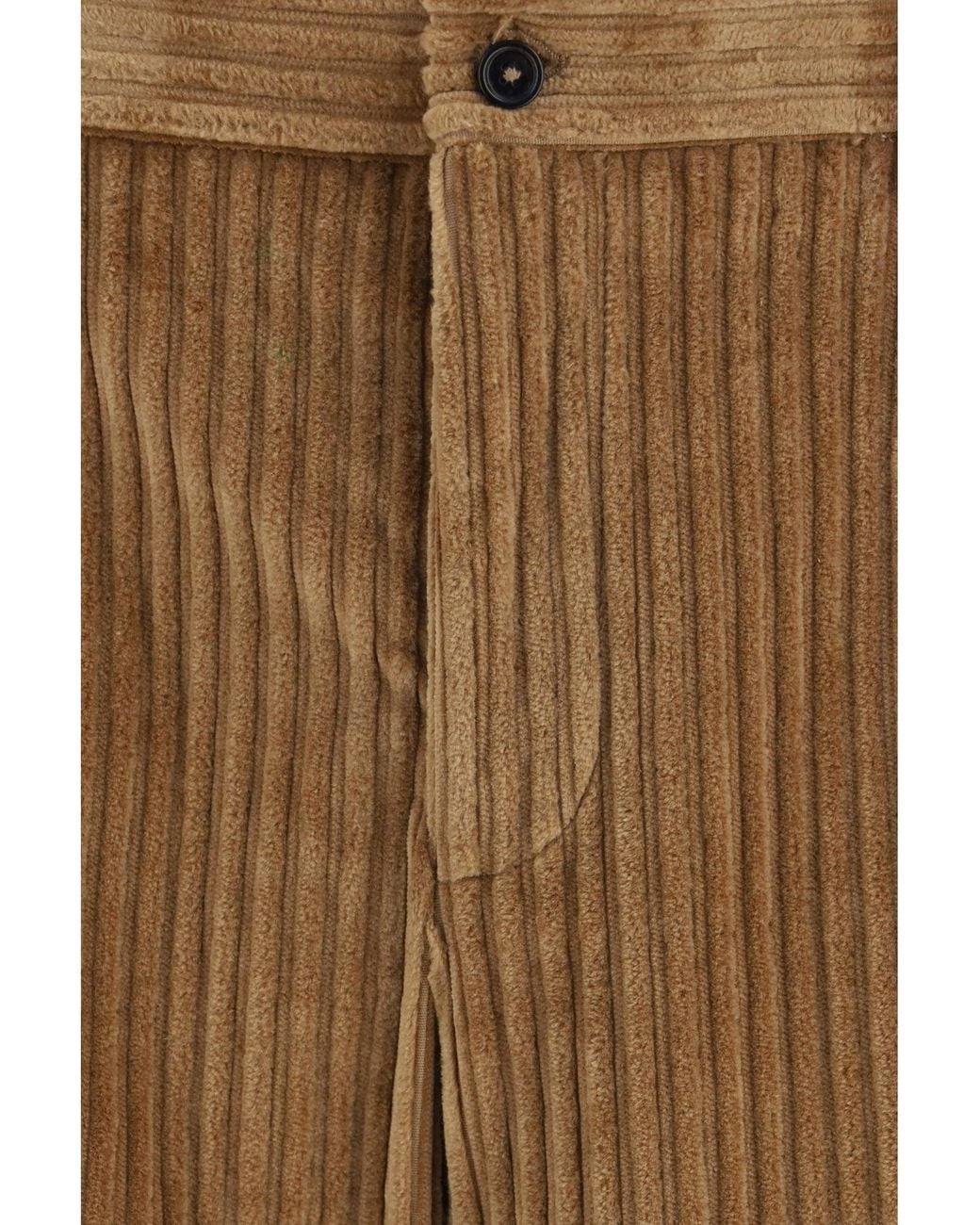 Dolce & Gabbana Natural Dolce & Gabbana Corduroy Pants for men