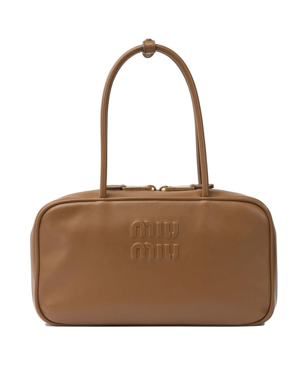 Miu Miu Brown "Beau" Handbag