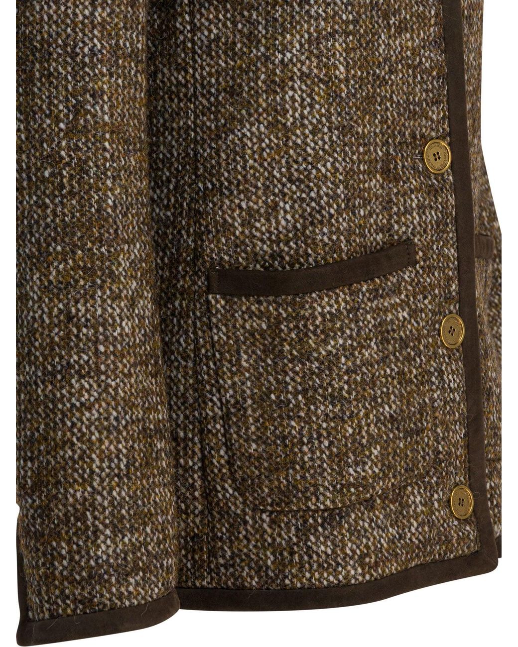 Golden Goose Deluxe Brand Green Wool Blend Jacket