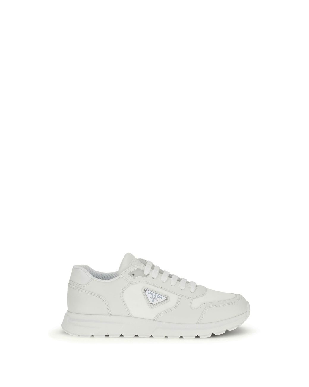 Prada White Re-Nylon Sneakers for men