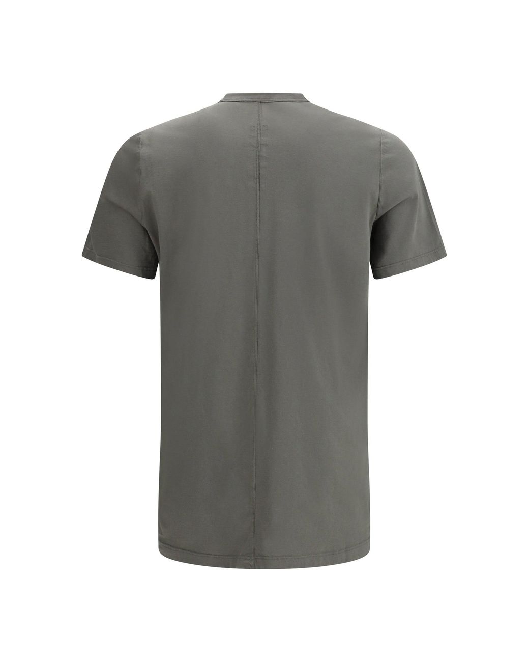 Rick Owens Gray Cotton T-Shirt for men