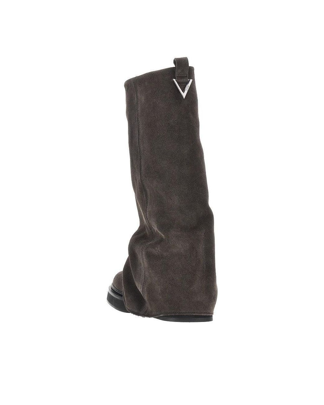 The Attico Brown 'Robin' Suede Leather Boots