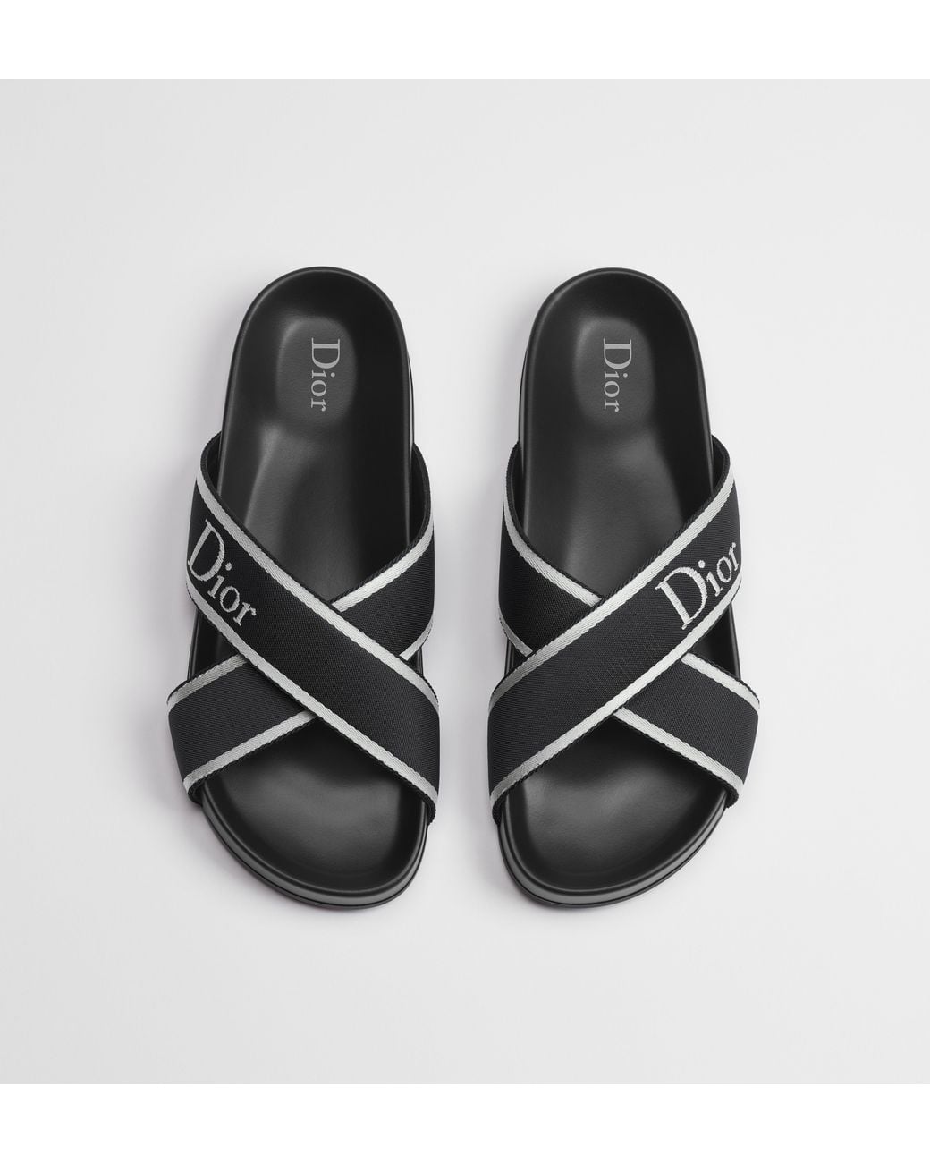 Dior White Aqua Iviera Sandals for men
