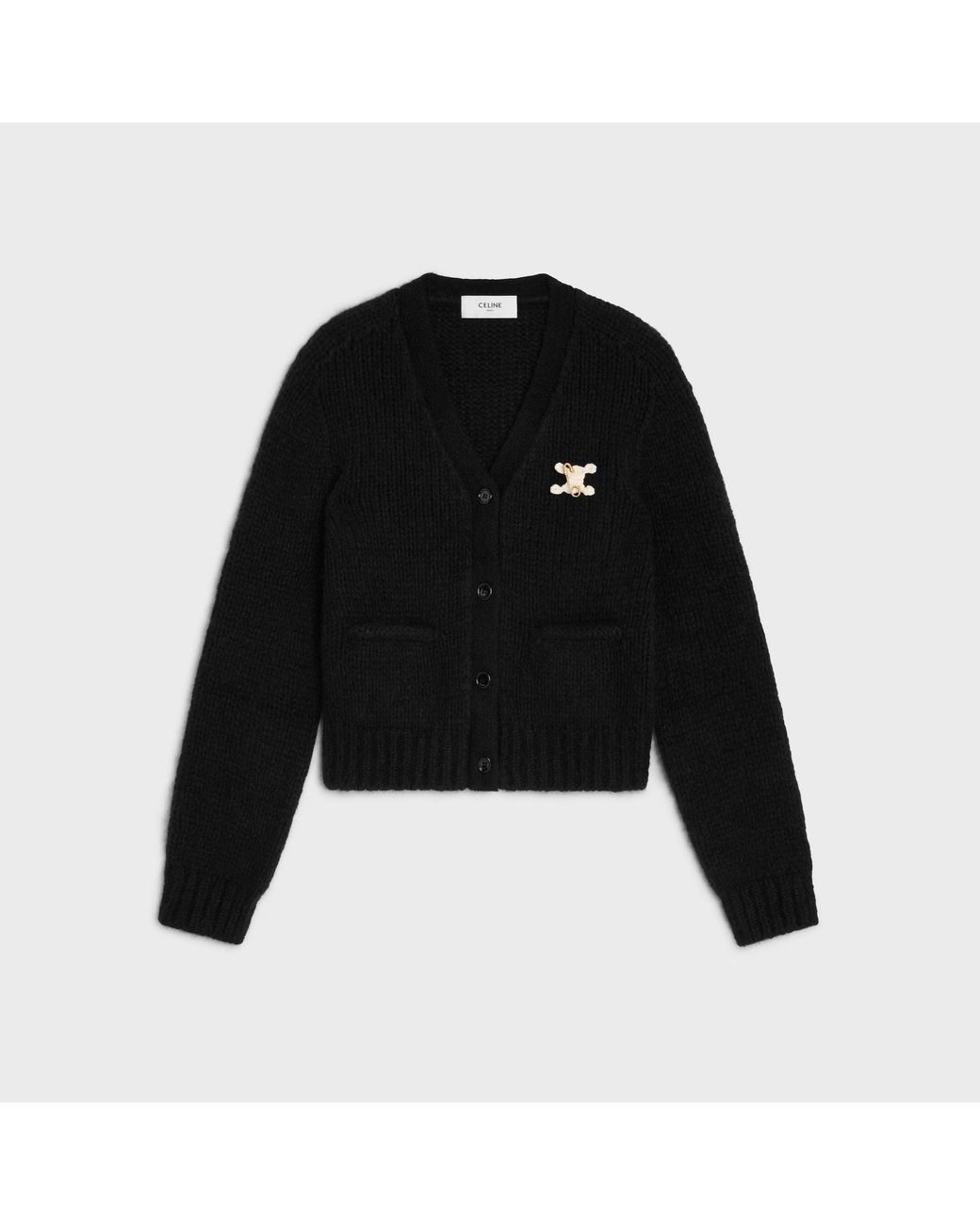 Céline Black Cardigan