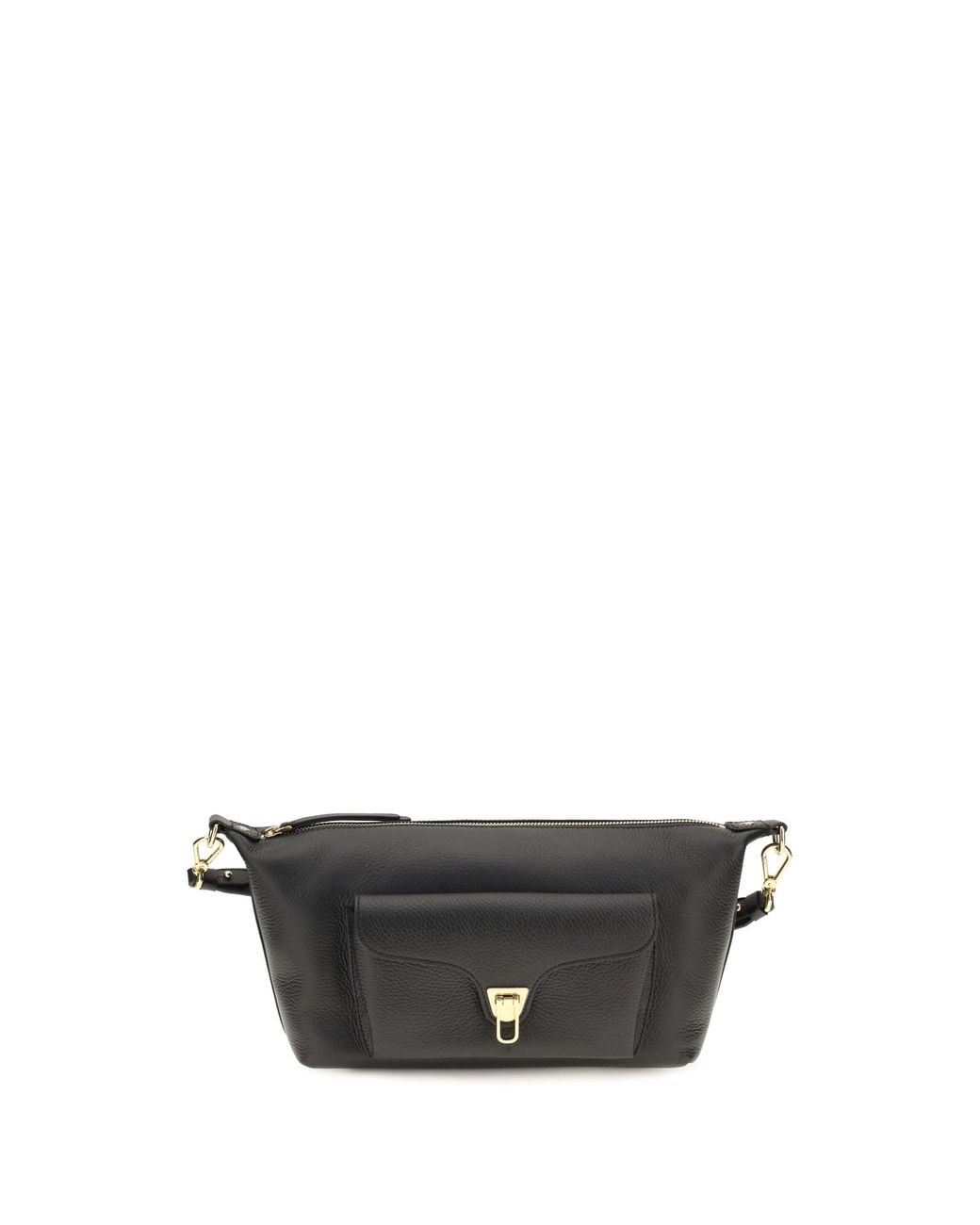 Coccinelle Gray Beat Generation Shoulder Bag Noir