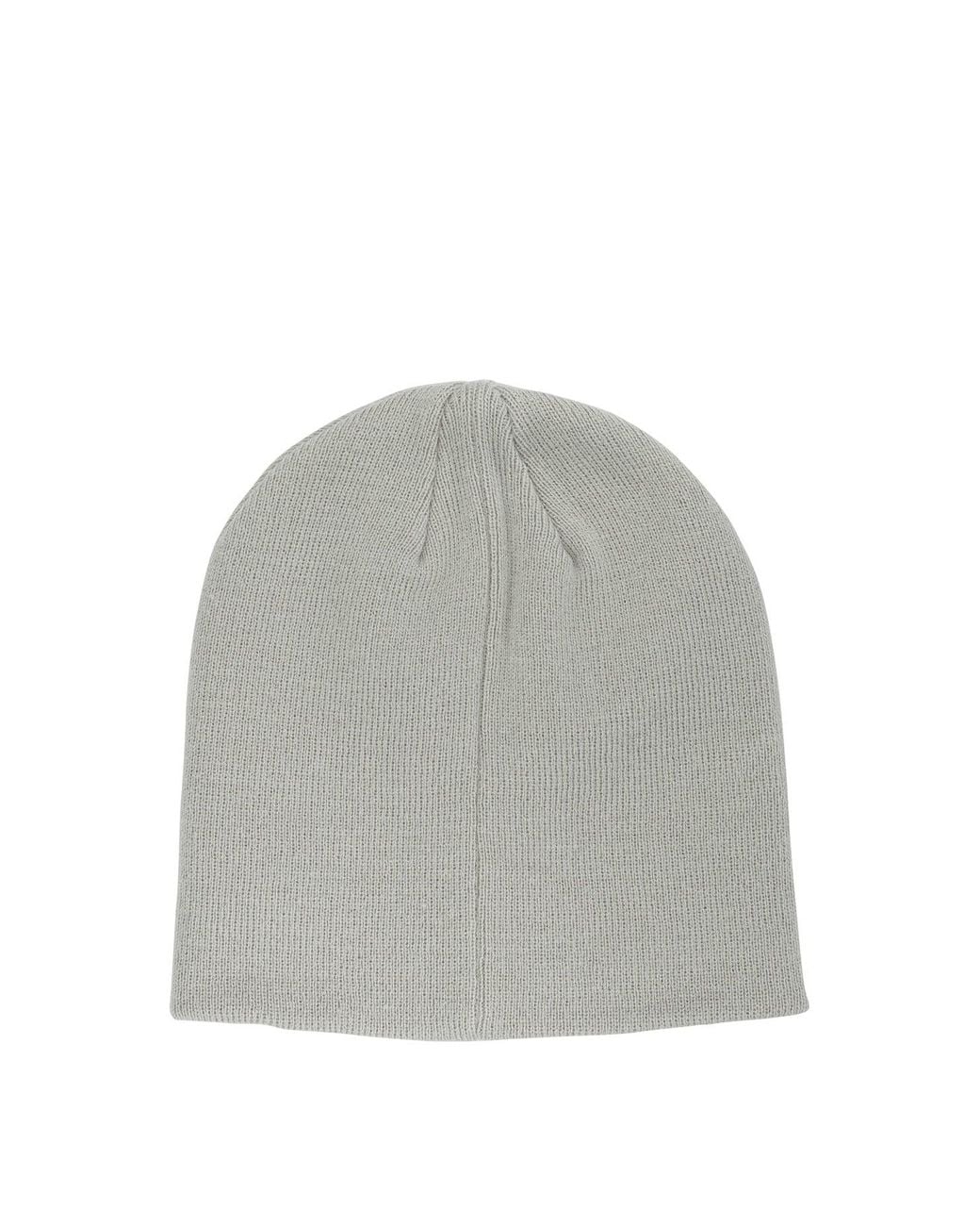Stussy Gray Acrylic Hat for men