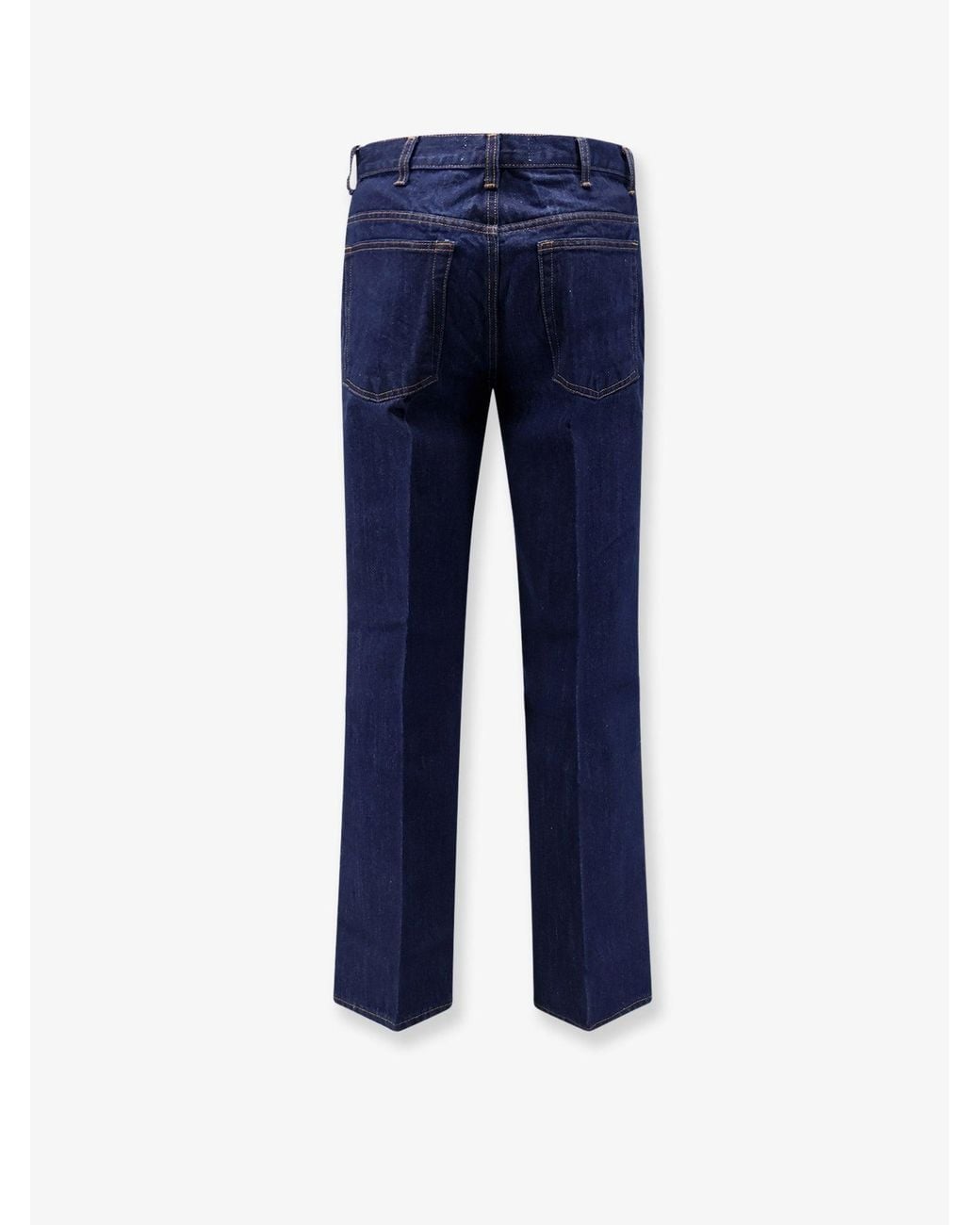 TONYWACK Blue Flared-Leg Cotton Jeans for men