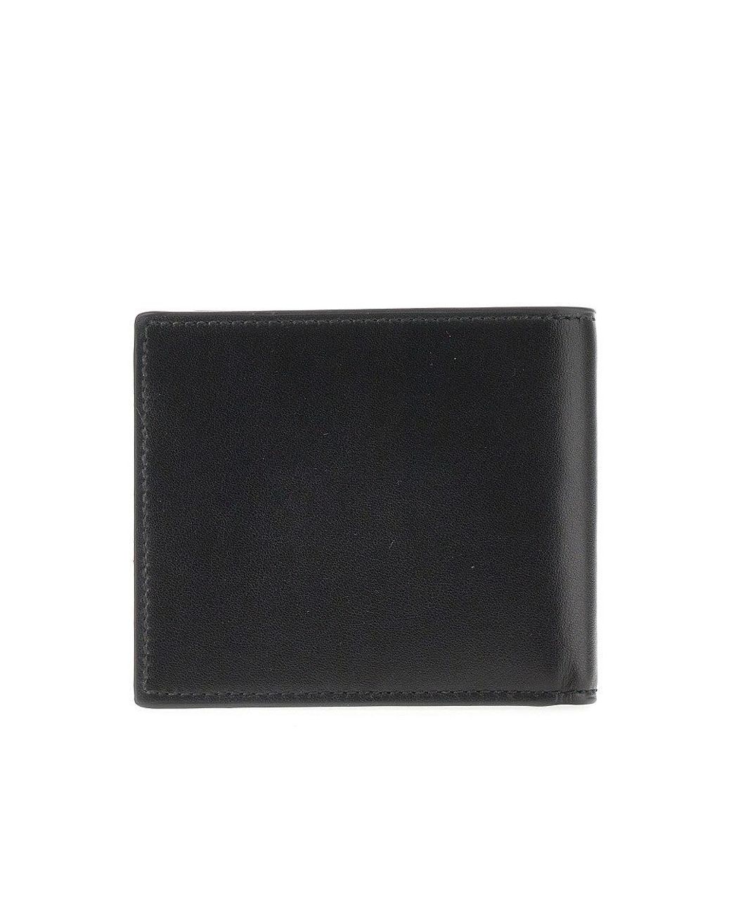 Gucci Black Leather Wallet With Horsebit Detail for men