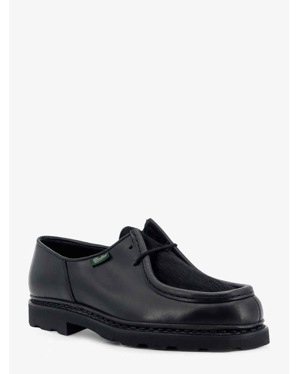 Paraboot Black Michael Leather Lace-Up for men