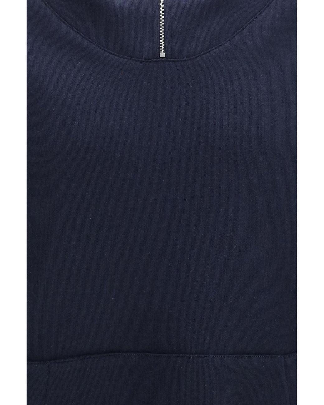 Umit Benan Blue Victory Hooded Sweatshirt Dark for men