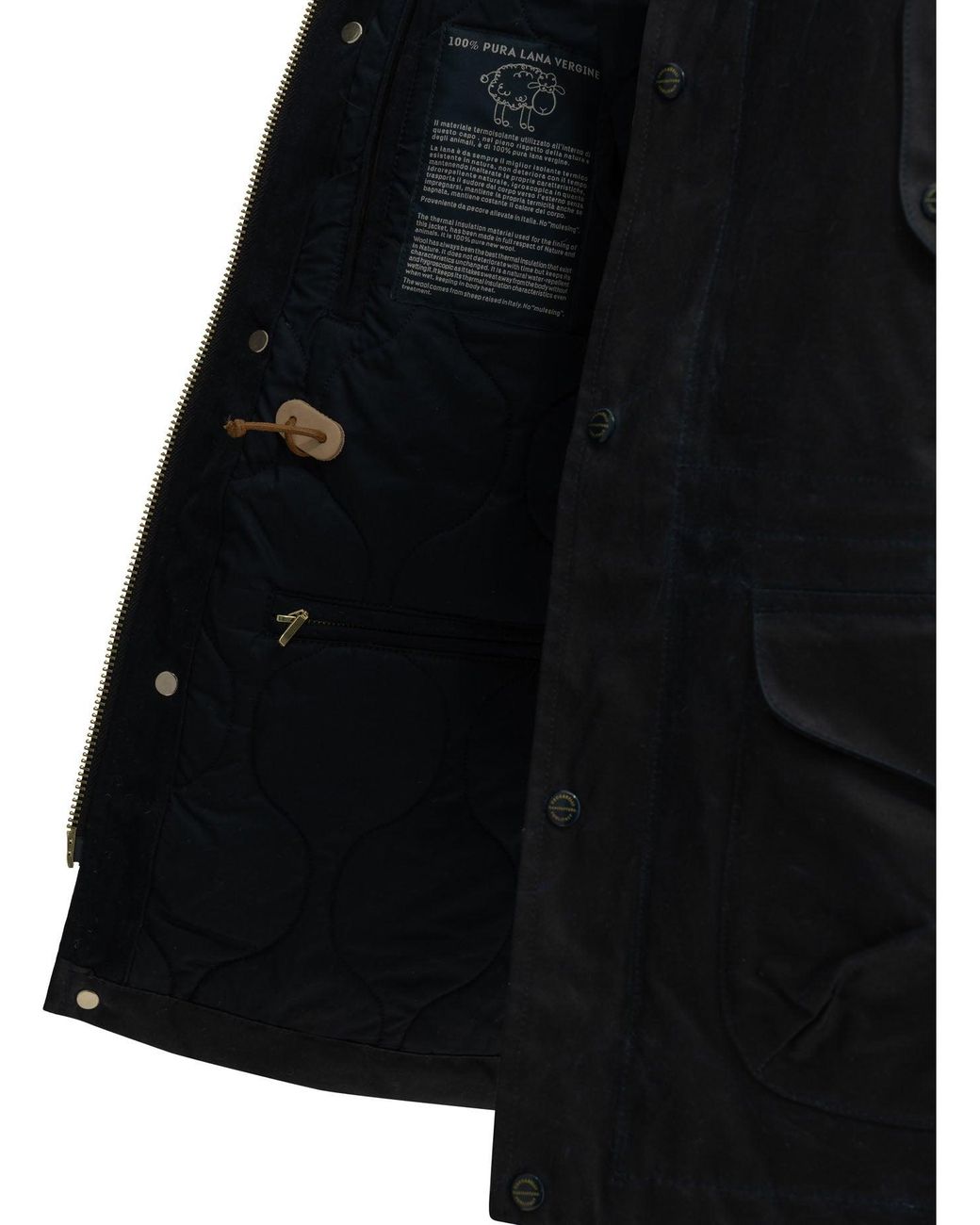 Manifattura Ceccarelli Black "New Fisherman" Parka