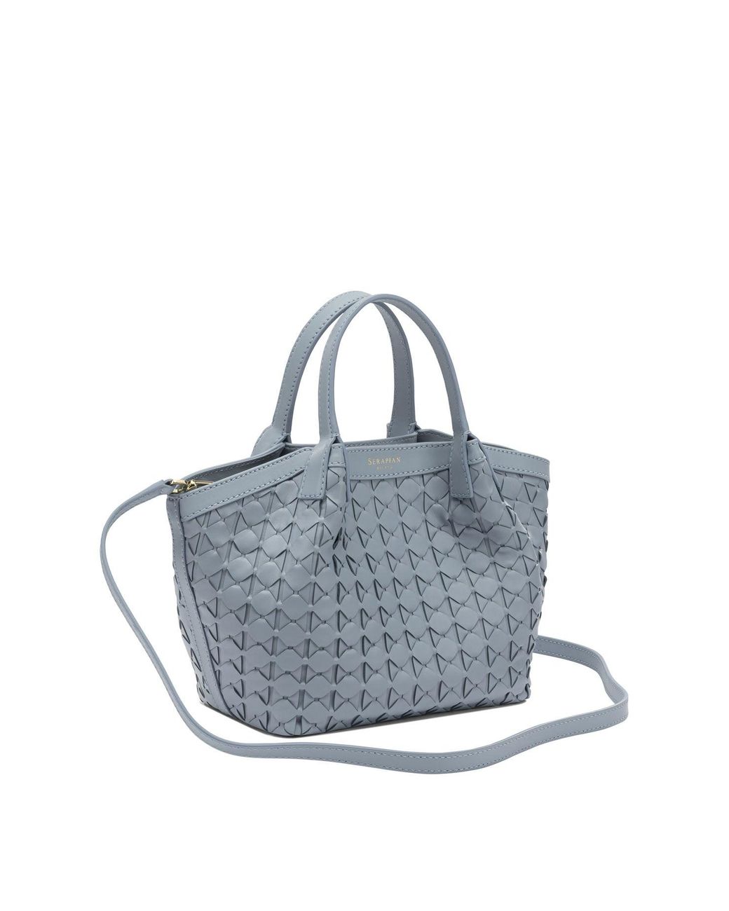 Serapian Blue "Secret" Mini Handbag