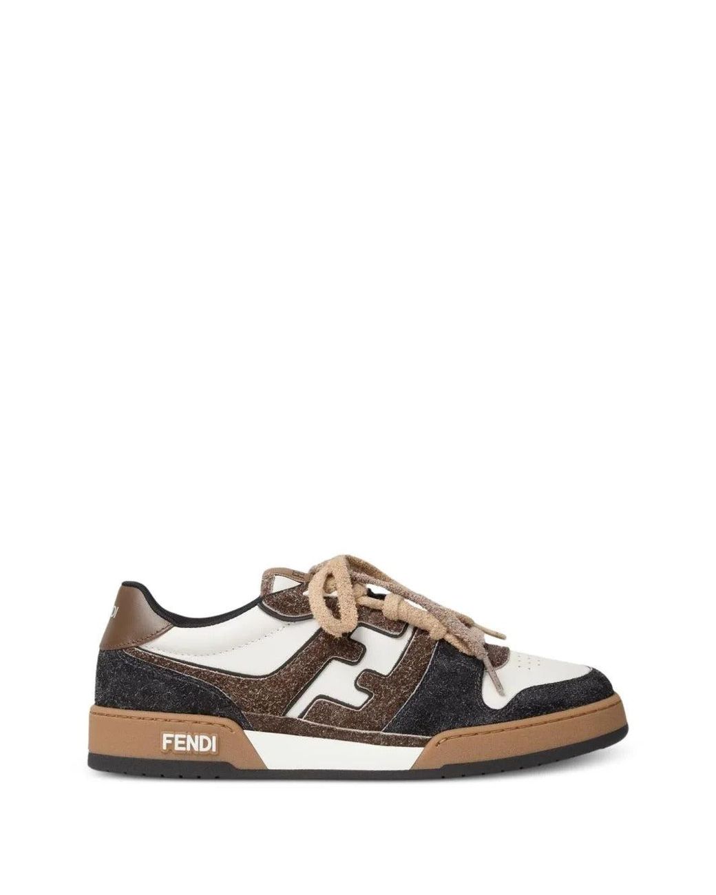 Fendi Black "Match" Sneakers for men
