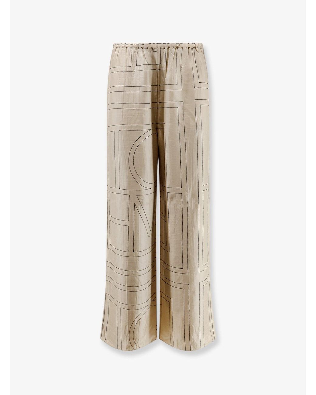 Totême  Natural Pajamas Organic Silk Trousers